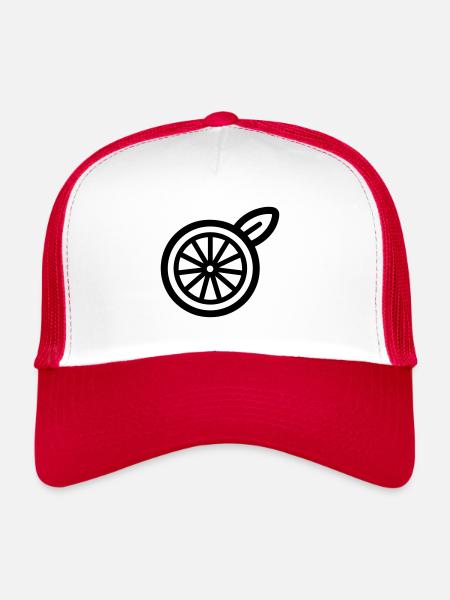 Lemon - Trucker Cap - white/red - Front