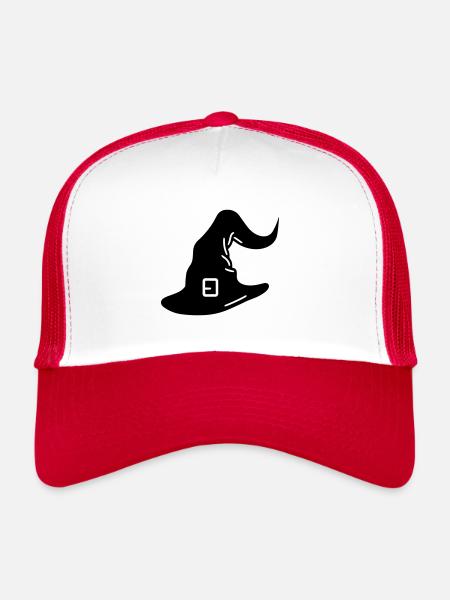 Magic Hat - Trucker Cap - white/red - Front