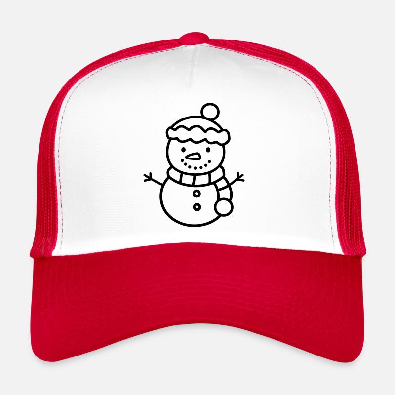 Snowman Trucker Cap