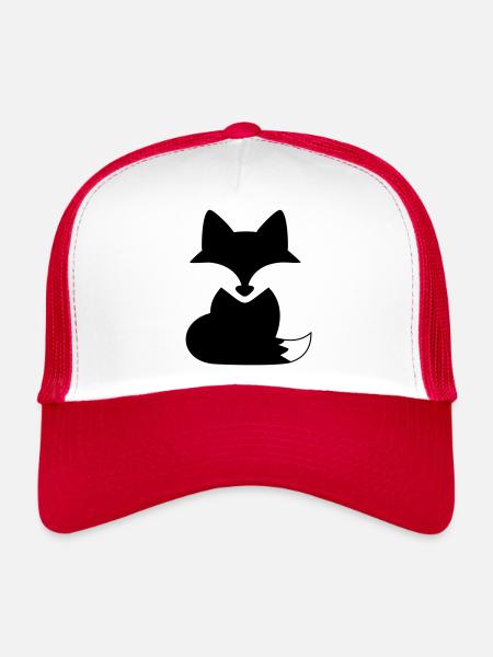 Schwarzfuchs - Trucker Cap - Weiß/Rot