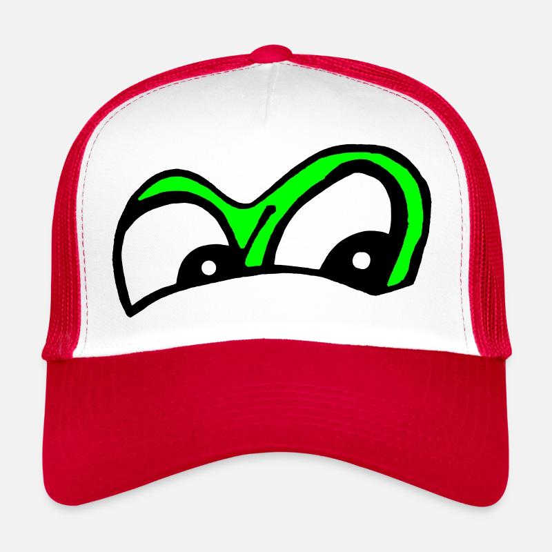 Augen erstaunt Eyes Trucker Cap