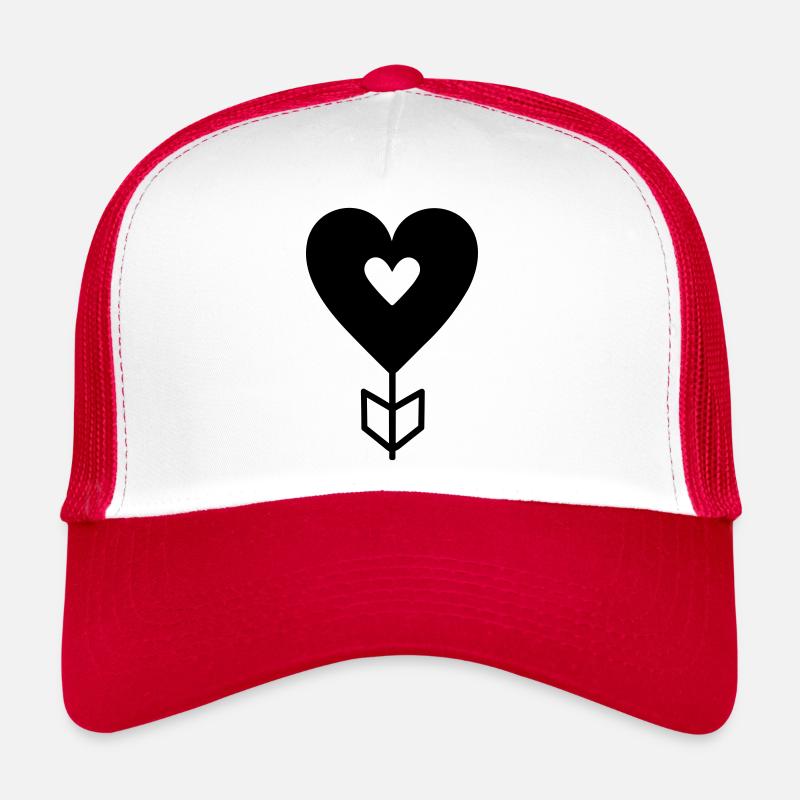 Flèche coeur Casquette trucker 