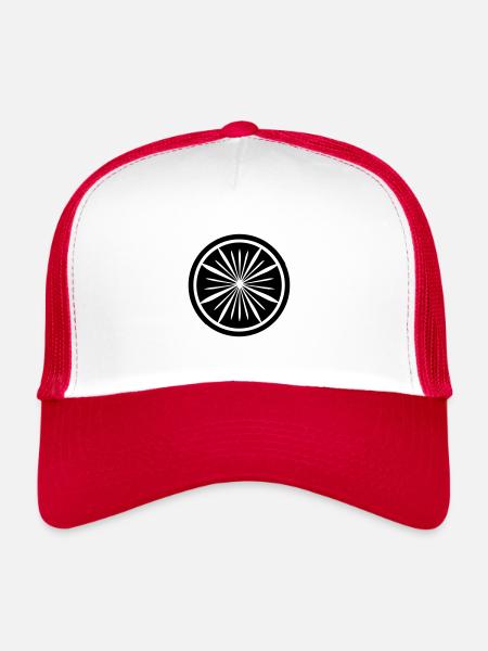 Citron - Casquette trucker  - blanc/rouge - Devant
