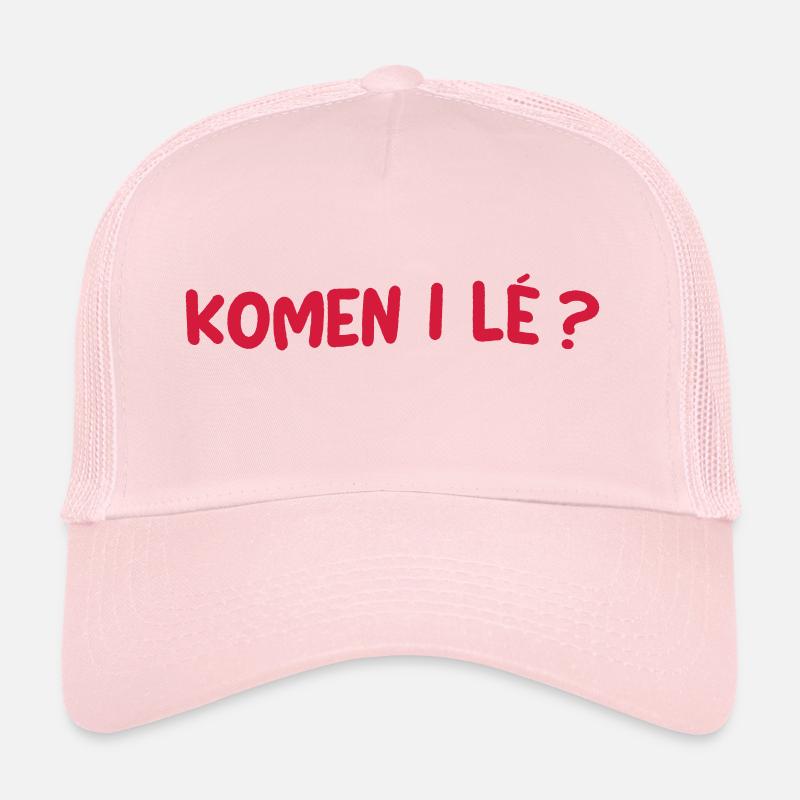 KOMEN I LÉ ? Phrase Créole Casquette trucker 
