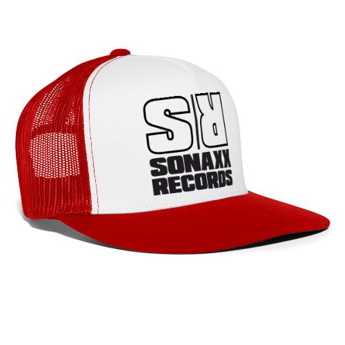 Sonaxx Records Logo sort (firkantet) - Trucker cap