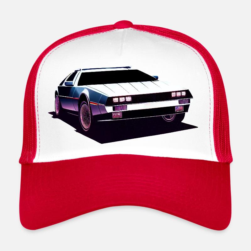 Delorean Youngtimer Oldtimer Trucker Cap
