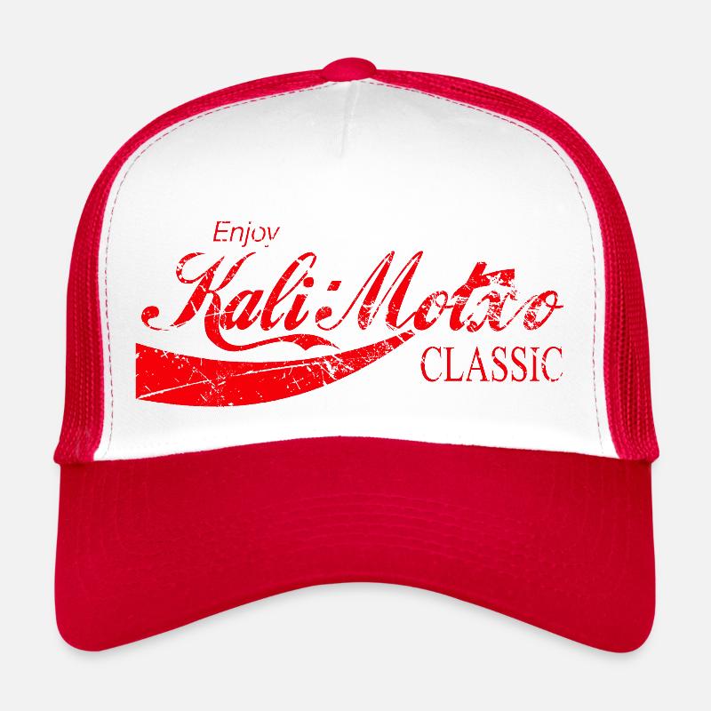 Kalimotxo Red Torn Trucker Cap