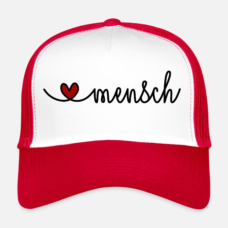 herzensmensch Herz Lieblingsfreund BFF Spruch Trucker Cap