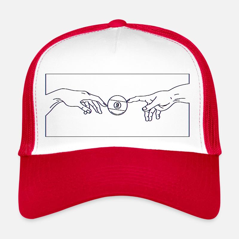 la création de 9 boules Casquette trucker 