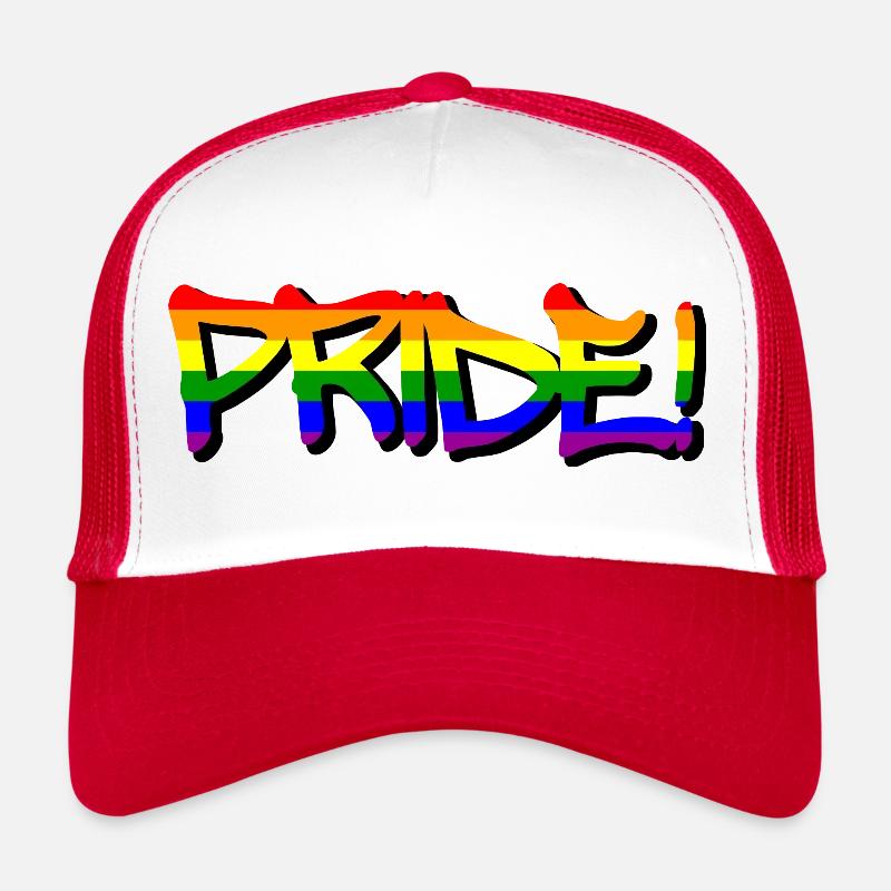PRIDE! - Trucker Cap - Weiß/Rot
