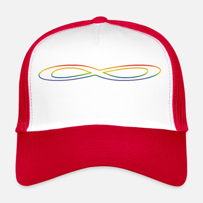 Regenbogen Unendlichkeit Trucker Cap