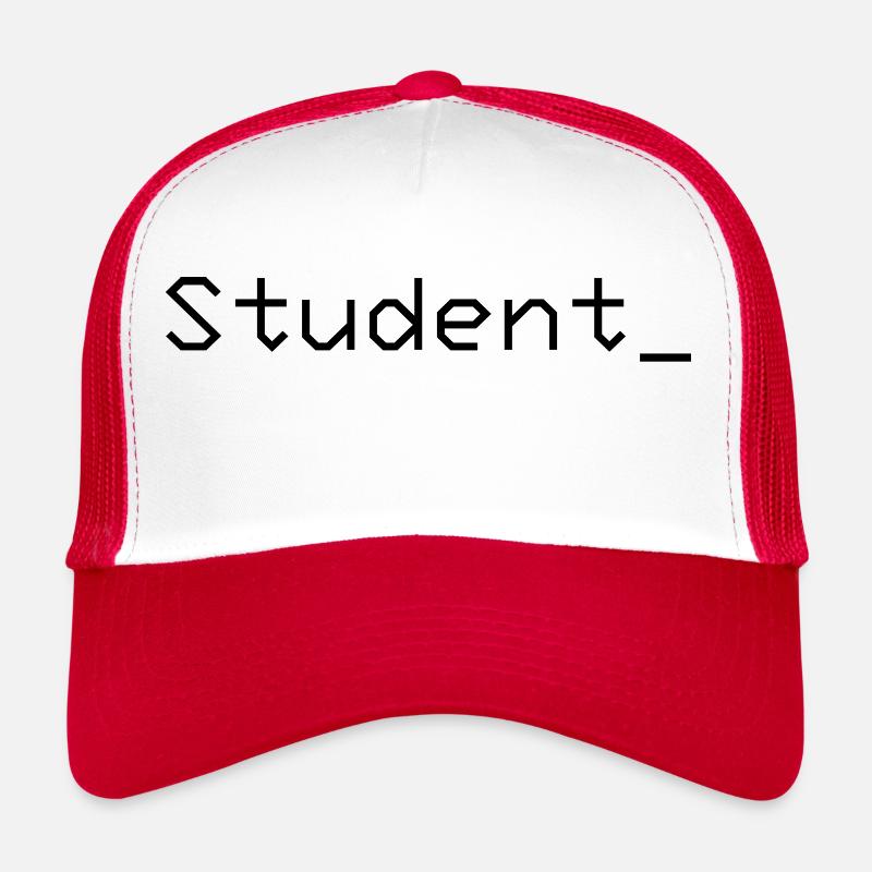 Student_ Logo Black Trucker Cap