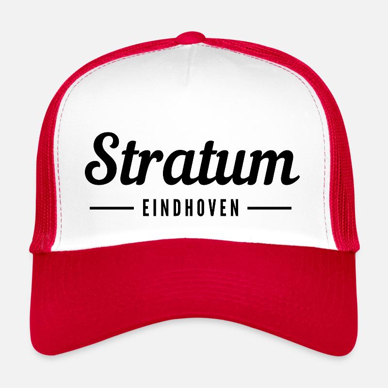 Strate Eindhoven - Casquette trucker  - blanc/rouge