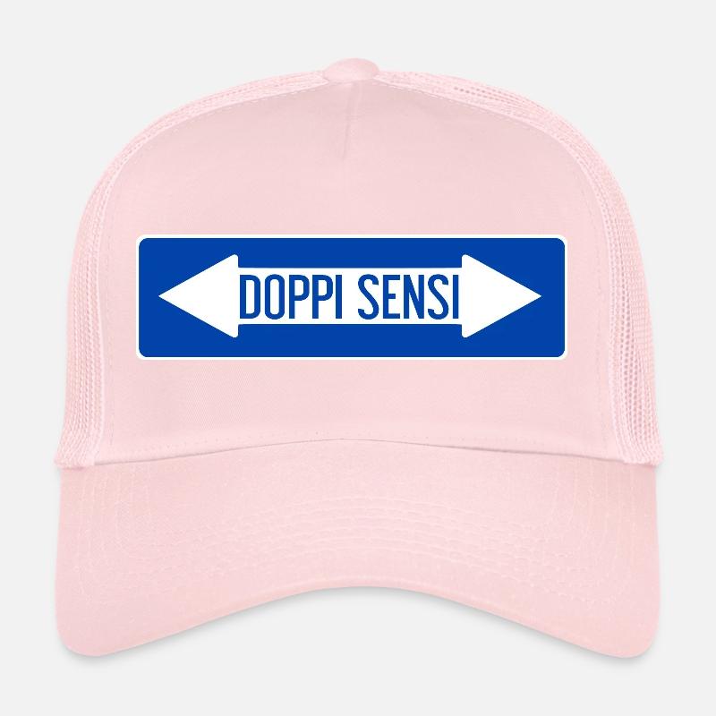 Signe de route à double sens Casquette trucker 