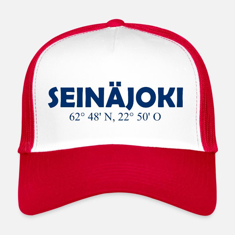 Seinäjoki - Finland - Coordinates - Longitude Trucker Cap