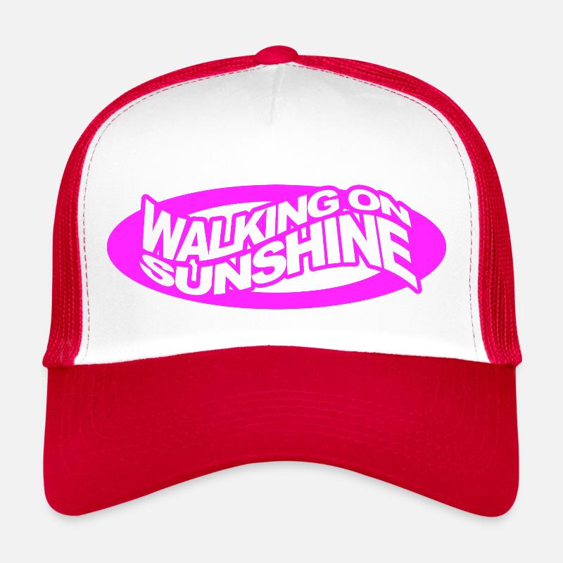 vacances été walking on sunshine cadeau Casquette trucker 