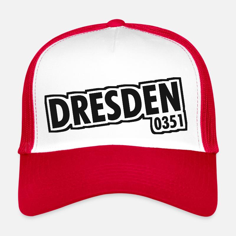 Dresde - 0351 - Indicatif régional - Saxe Casquette trucker 