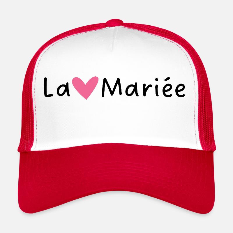 Die Braut Rosa Herz Trucker Cap
