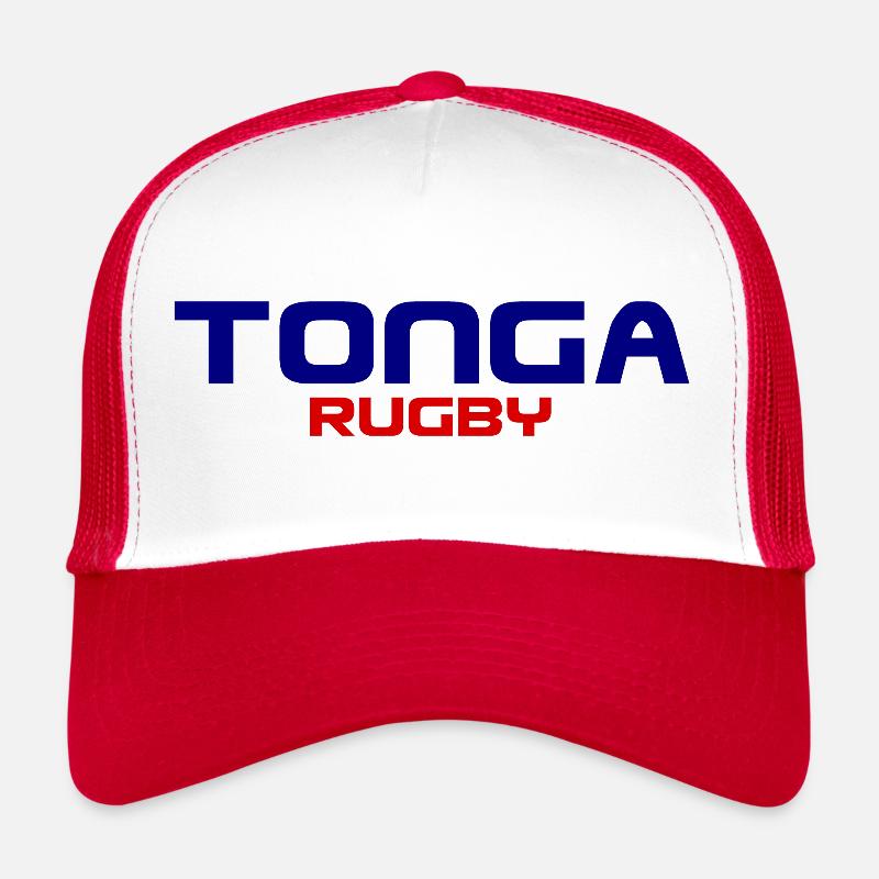 Tonga Rugby Logo - Pacifique - Polynésie - Mers du Sud Casquette trucker 