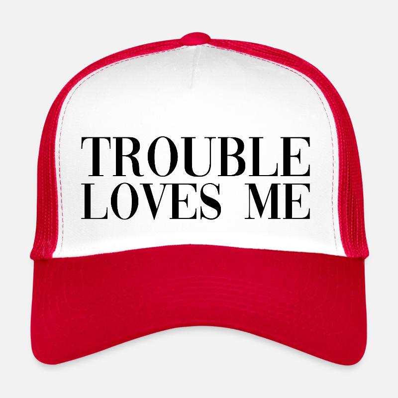 Les ennuis m’aiment Casquette trucker 