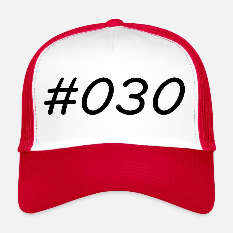 #030 - Hashtag 030 - Indicatif Berlin - Capitale Casquette trucker 