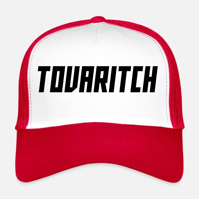 Tovaritch Russie cadeau de Russie idée cadeau - Casquette trucker  - blanc/rouge