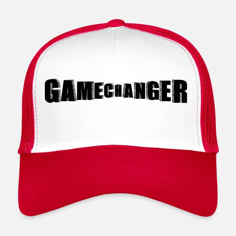 GAMECHANGER - Trucker Cap - white/red