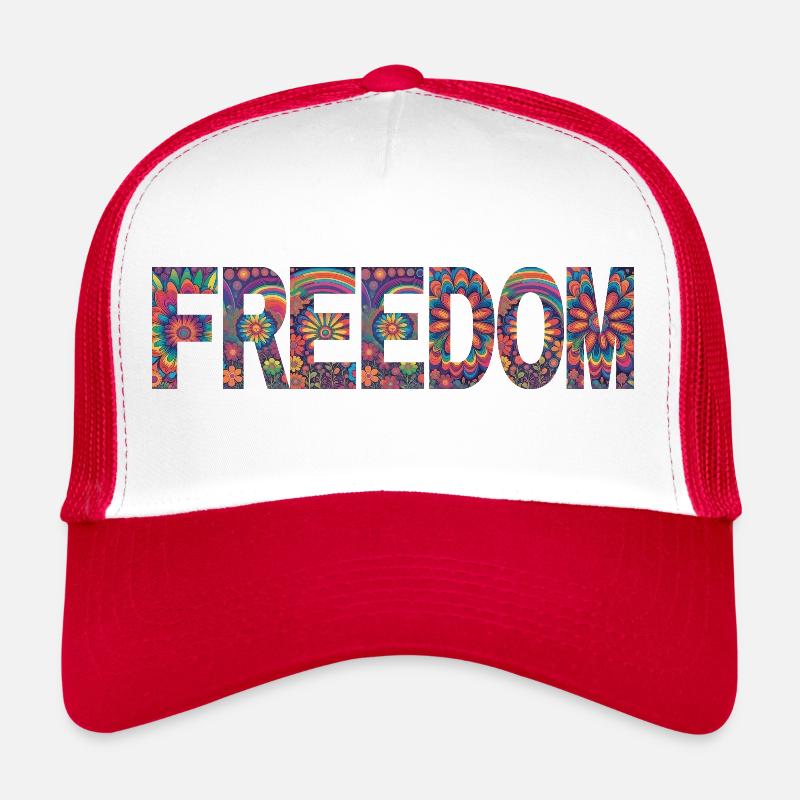 Freedom - Trucker Cap - white/red