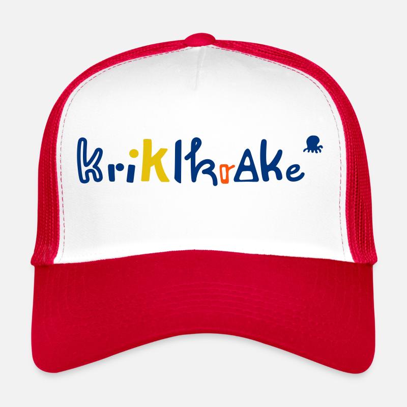 Kriklkrake - Trucker Cap - Weiß/Rot