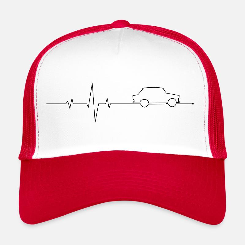  heartbeat P 601 DDR oldtimer Trabi black Trucker Cap