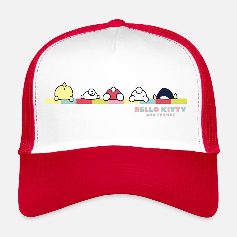 Hello Kitty And Friends Pos - Trucker Cap - Weiß/Rot