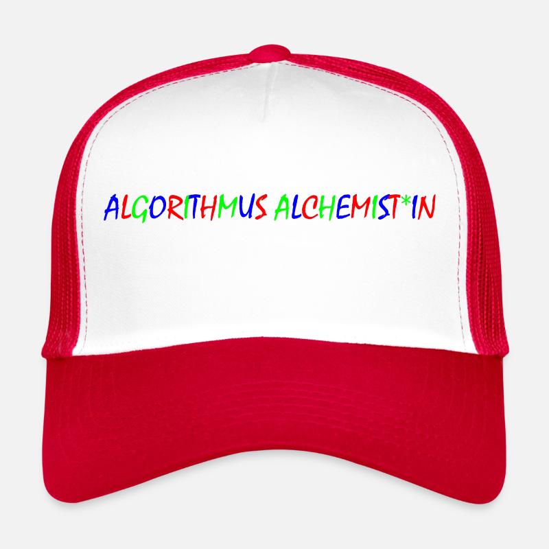 Algorithm Alchemist – Typographie colorée Casquette trucker 