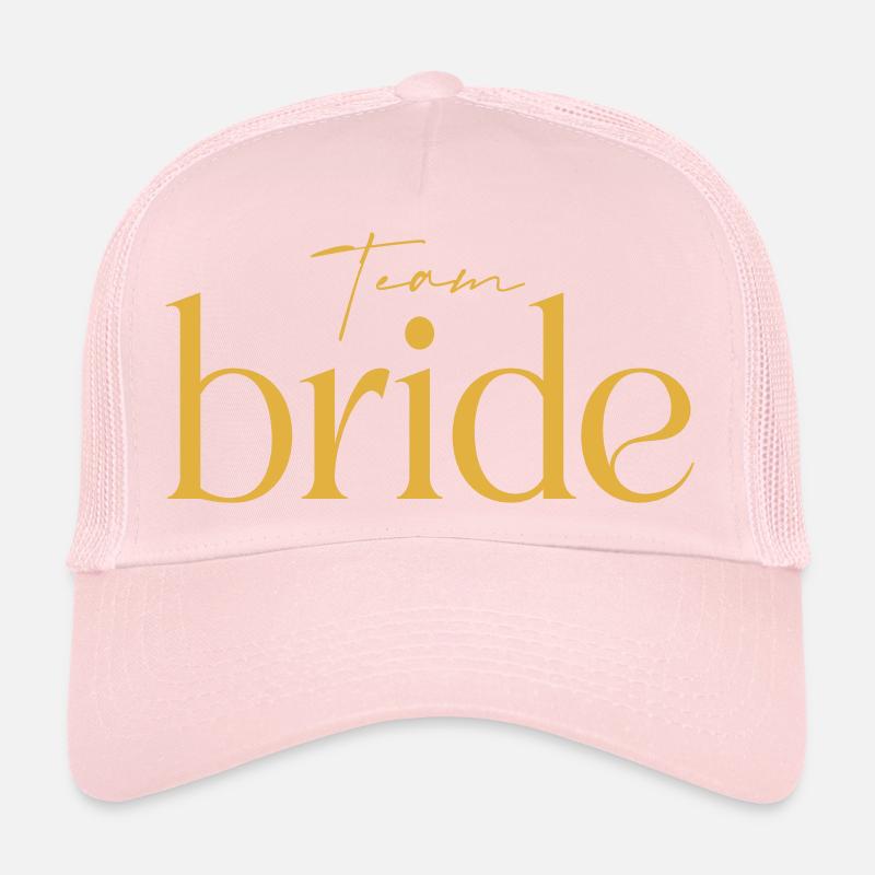 Team bride gold Casquette trucker 