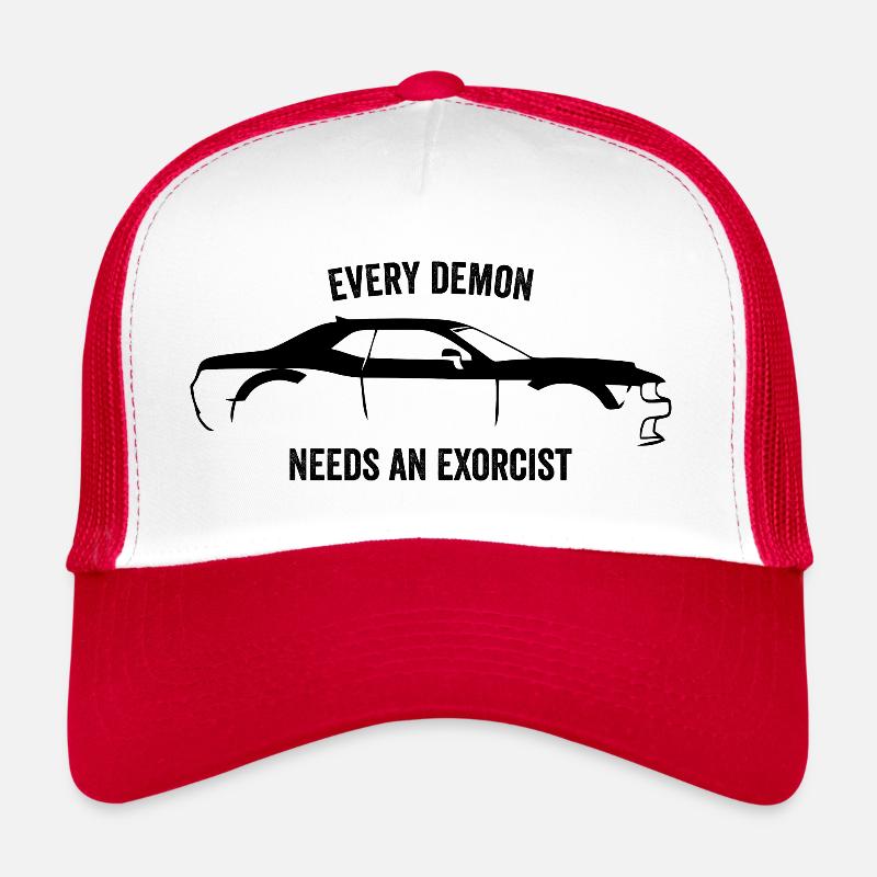 CHALLENGER DEMON SLOGAN Casquette trucker 