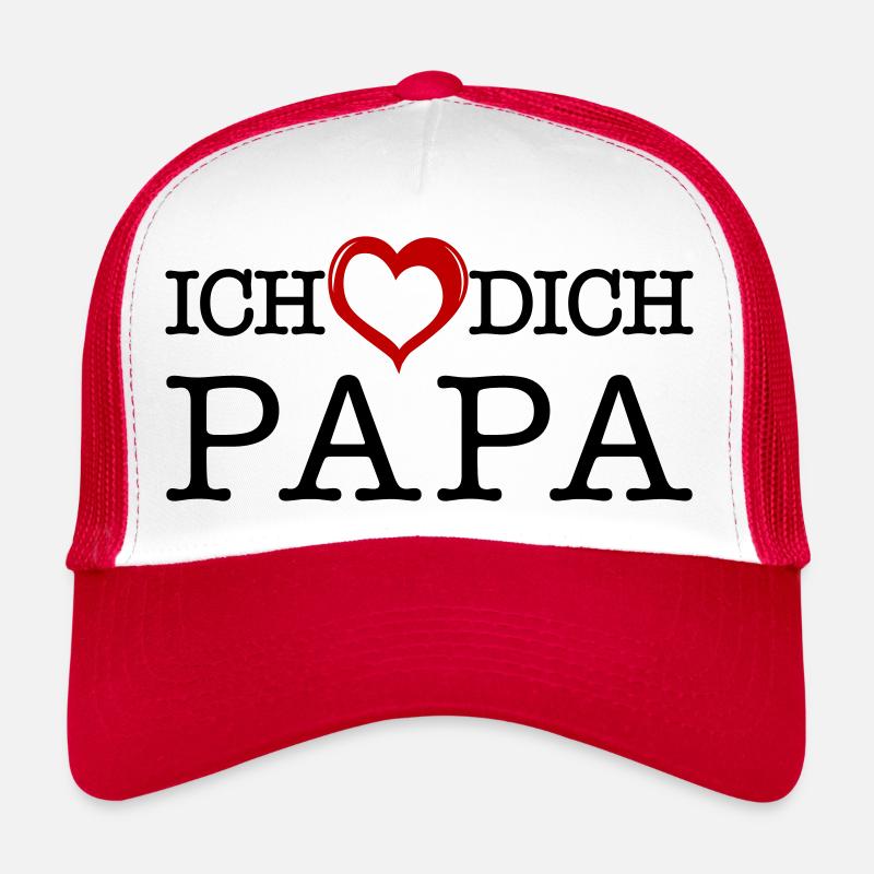 Ich liebe dich Papa Trucker Cap