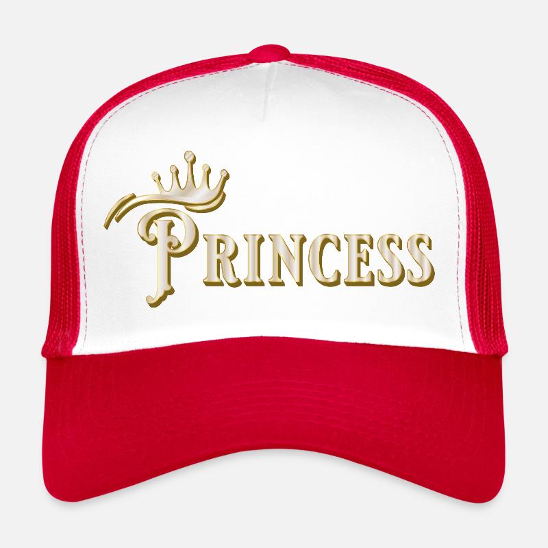 SIGNATURE PRINCESSE AVEC COURONNE DORÉE Casquette trucker 