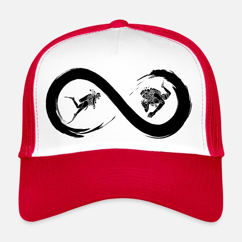 Tauchen bis ins Unendliche Trucker Cap