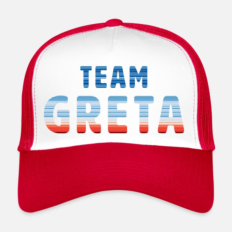 Team Greta | Warming Stripes Trucker Cap