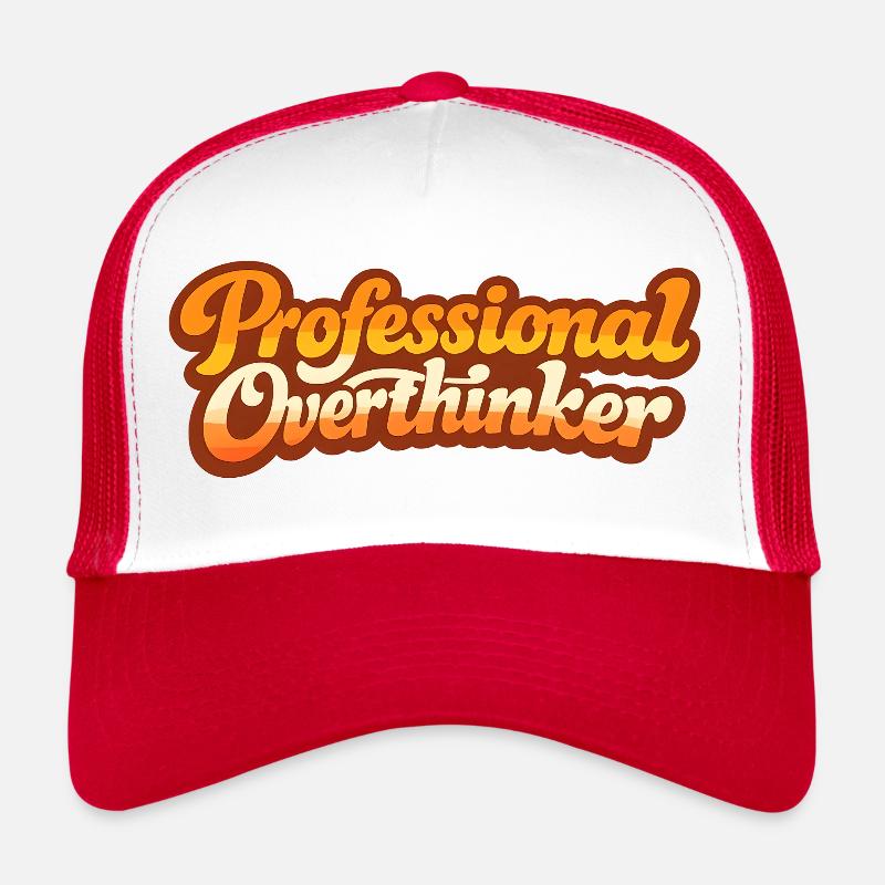 VINTAGE PROFESSIONNEL DE OVERTHINKER Casquette trucker 