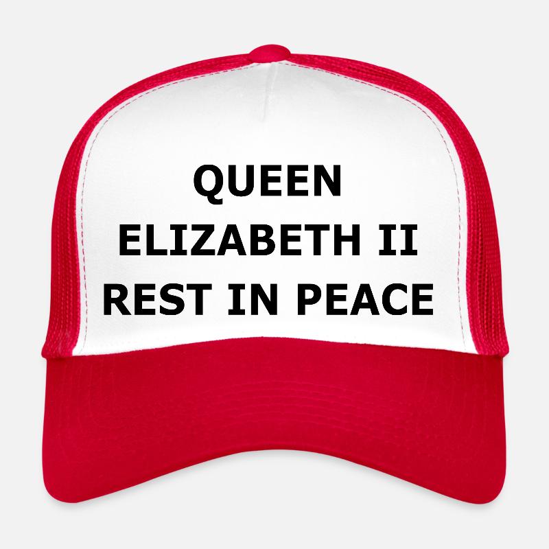 QUEEN ELIZABETH II REST IN PEACE Casquette trucker 