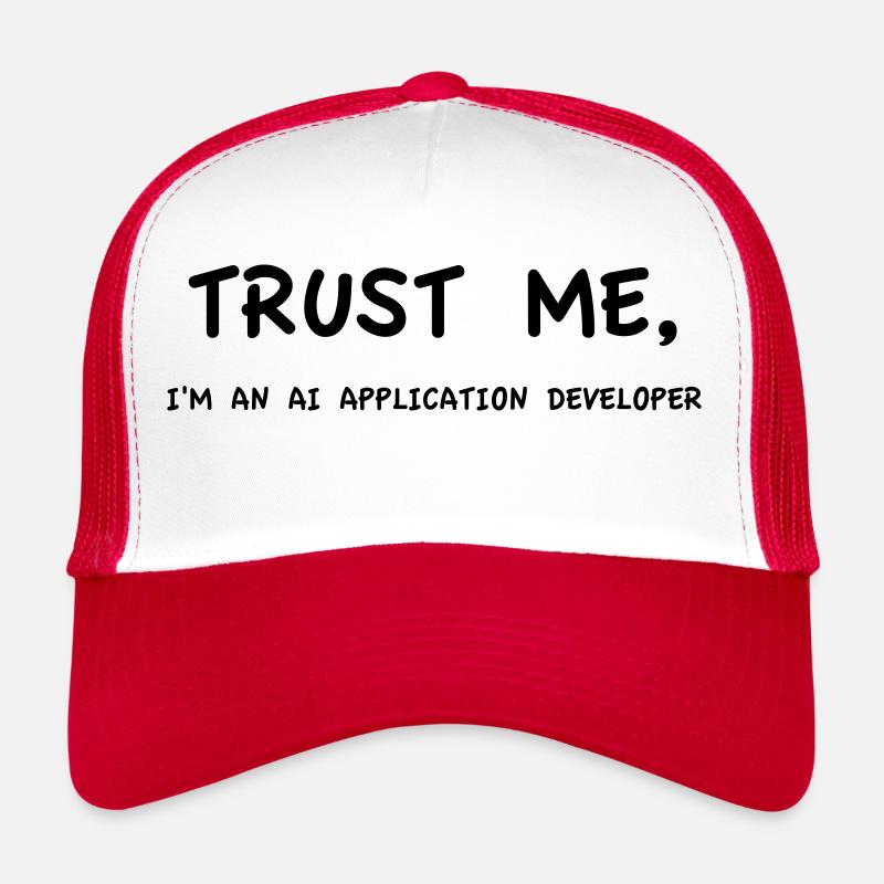 Trust me I'm an AI Application Developer Einfarbig Trucker Cap