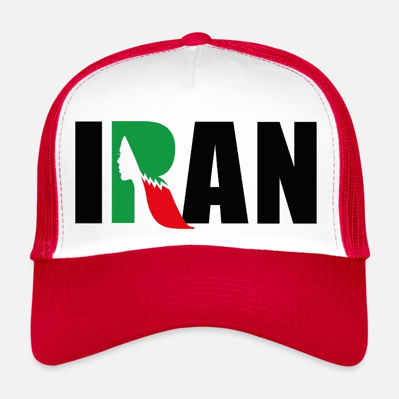 Femme iranienne multicolore Casquette trucker 