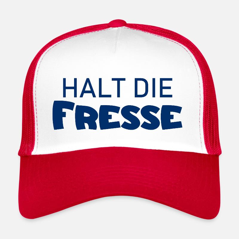 Halt die Fresse - Cooler Spruch - Schweigen Trucker Cap