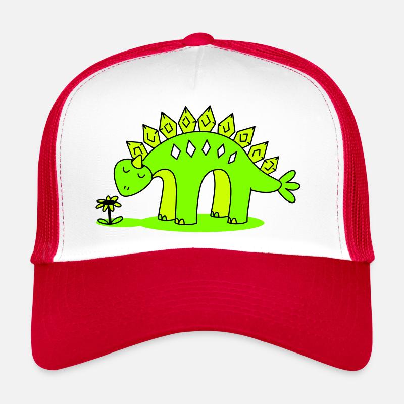 Le petit Dino sent une fleur Casquette trucker 