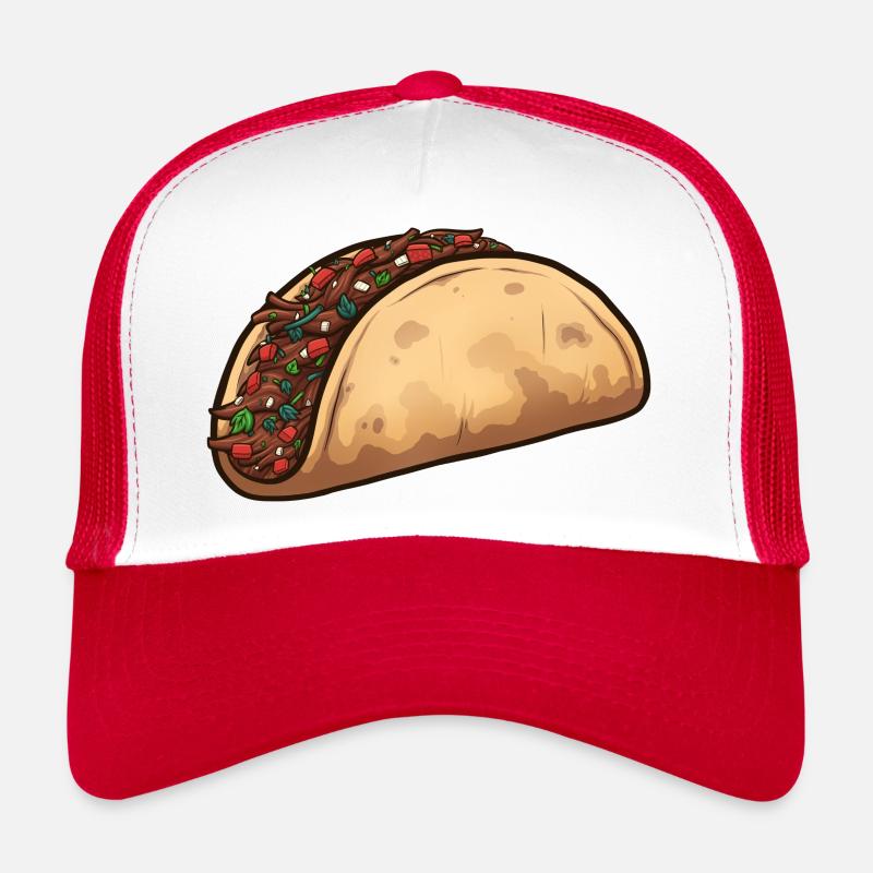 Cartoon Taco Trucker Cap