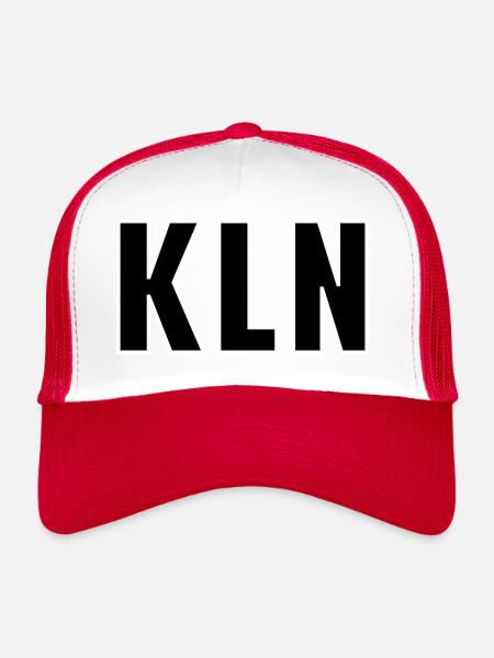 Cologne - Trucker Cap - white/red - Front