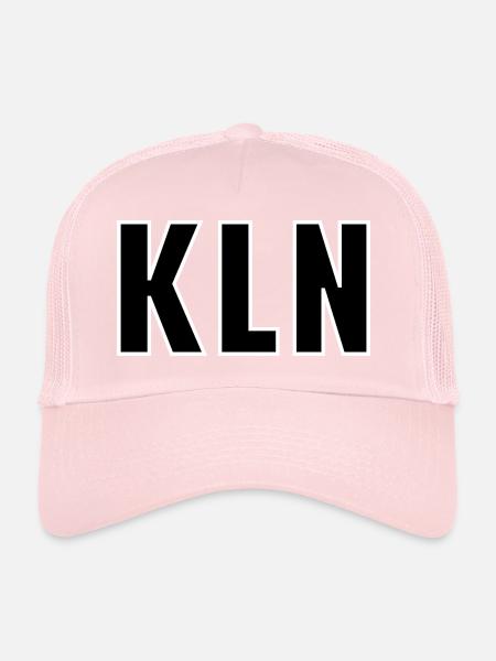 Cologne - Casquette trucker  - rose pâle - Devant