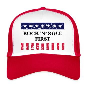 Stars & Stripes First Vintage - Trucker Cap - white/red - Front