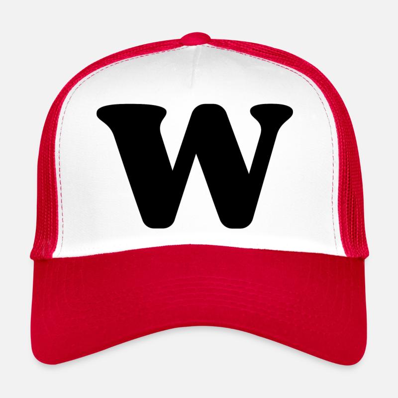 Lettre w Casquette trucker 