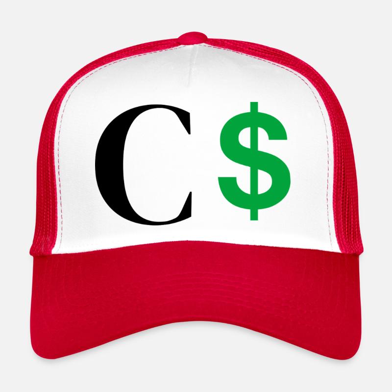 Lettre c dollar Casquette trucker 